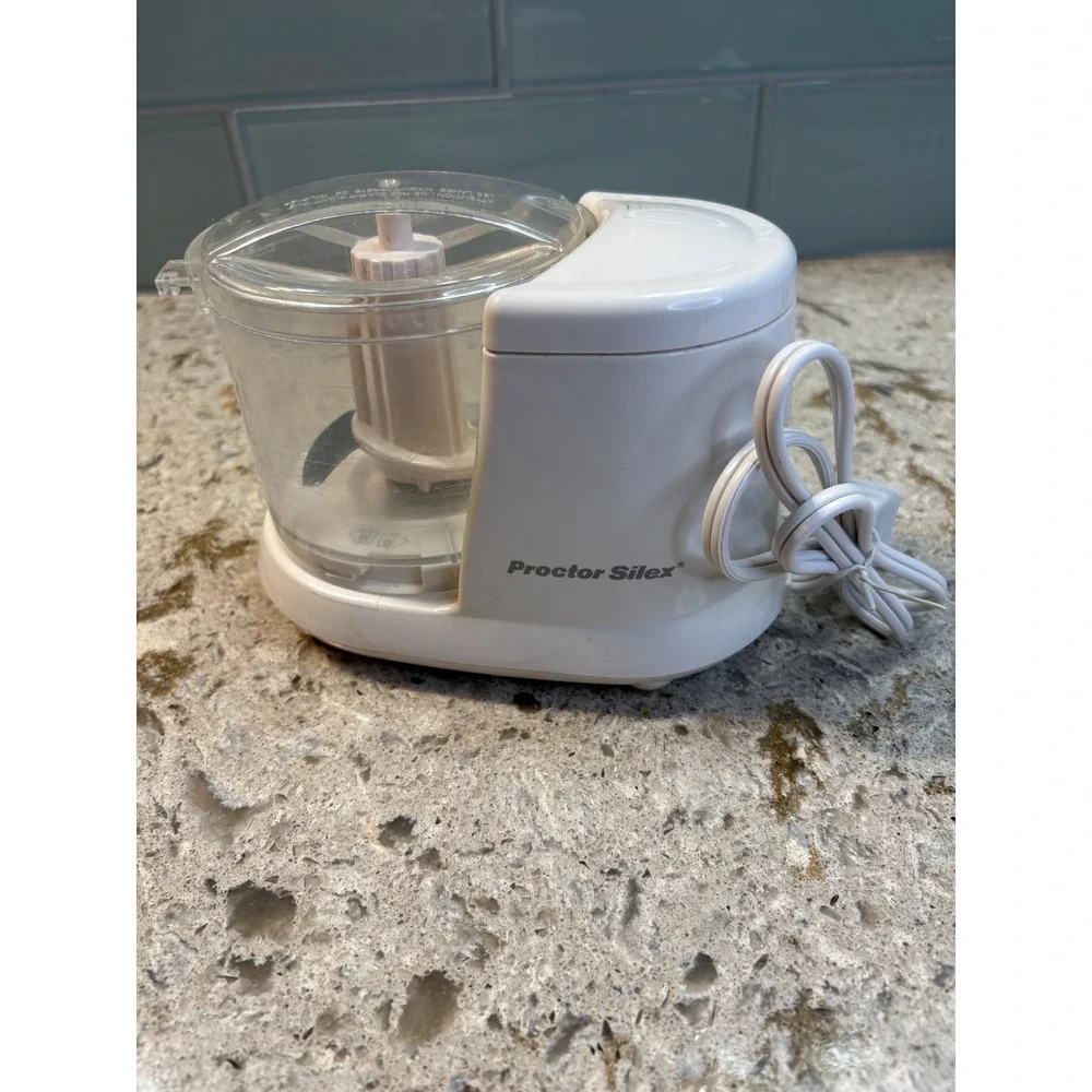 Proctor Silex 1.5‎ Cup Food Chopper White Electric Mini Food Processor 72500R